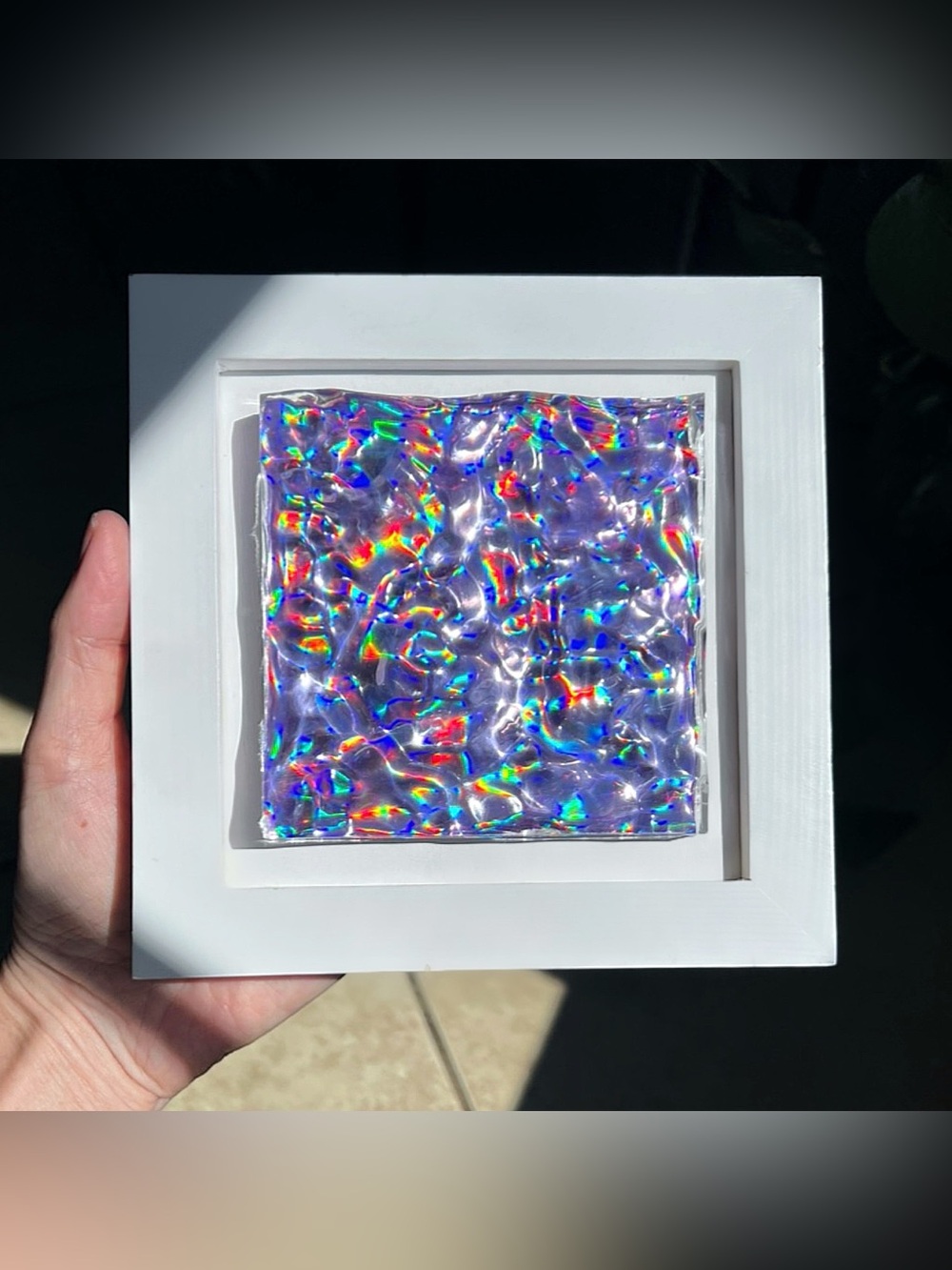 Lilac Rainbow Aqua Art